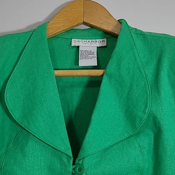 Vintage Sag Harbor Top Linen - Picture 2 of 10